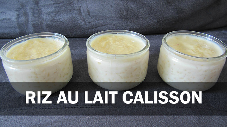 riz au lait calisson